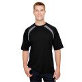 Men's Spartan Short Sleeve Color Block Crew Neck T-Shirt