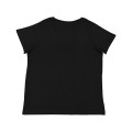 Ladies' Curvy V-Neck Fine Jersey T-Shirt