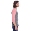 Unisex Triblend 3/4-Sleeve Raglan