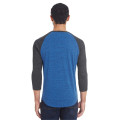Unisex Triblend 3/4-Sleeve Raglan