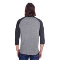 Unisex Triblend 3/4-Sleeve Raglan