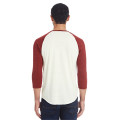 Unisex Triblend 3/4-Sleeve Raglan