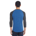 Unisex Triblend 3/4-Sleeve Raglan