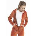 Ladies' Velour Full-Zip Hoodie