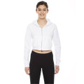 American Apparel Ladies' Cropped Flex Fleece Zip Hoodie