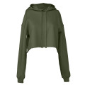 Ladies' Cropped Fleece Hoodie