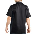Men's Two-Tone Short-Sleeve Work Shirt