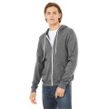 Unisex Sponge Fleece Full-Zip Hooded Sweatshirt