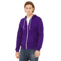 Unisex Sponge Fleece Full-Zip Hooded Sweatshirt
