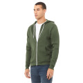 Unisex Sponge Fleece Full-Zip Hooded Sweatshirt