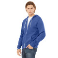 Unisex Sponge Fleece Full-Zip Hooded Sweatshirt
