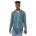Unisex Sponge Fleece Full-Zip Hooded Sweatshirt