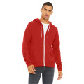 Unisex Sponge Fleece Full-Zip Hooded Sweatshirt
