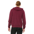 Unisex Sponge Fleece Full-Zip Hooded Sweatshirt