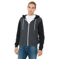 Unisex Sponge Fleece Full-Zip Hooded Sweatshirt