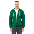 Unisex Sponge Fleece Full-Zip Hooded Sweatshirt