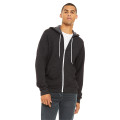 Unisex Sponge Fleece Full-Zip Hooded Sweatshirt