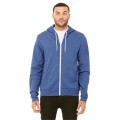 Unisex Sponge Fleece Full-Zip Hooded Sweatshirt