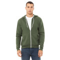 Unisex Sponge Fleece Full-Zip Hooded Sweatshirt