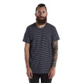 US Blanks Men's 6 oz. True Indigo Striped Crew