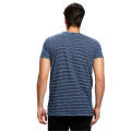 US Blanks Men's 6 oz. True Indigo Striped Crew