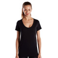 Ladies' Made in USA Short-Sleeve V-Neck T-Shirt