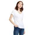 Ladies' Made in USA Short-Sleeve V-Neck T-Shirt