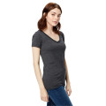 Ladies' Made in USA Short-Sleeve V-Neck T-Shirt