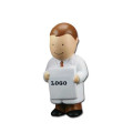 Male Doctor Stress Ball, Taking the Card PU