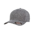 Flexfit Adult Poly Melange Heather Stretch Cap