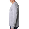 Adult 6.1 oz., 100% Cotton Long Sleeve Pocket T-Shirt