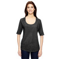 Anvil Ladies' Triblend Deep Scoop 1/2-Sleeve T-Shirt