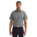 Mens Microcheck Gingham Short-Sleeve Cotton Shirt