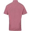 Mens Microcheck Gingham Short-Sleeve Cotton Shirt