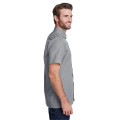 Mens Microcheck Gingham Short-Sleeve Cotton Shirt