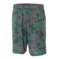 A4 Adult 10" Inseam Printed Camo Performance Shorts