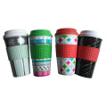 Plastic Double-wall Insulated Coffee Mugs 18 Oz