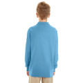 Youth SpotShield™ Long-Sleeve Jersey Polo