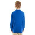 Youth SpotShield™ Long-Sleeve Jersey Polo
