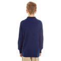 Youth SpotShield™ Long-Sleeve Jersey Polo