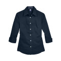 Ladies' Perfect Fit™ 3/4-Sleeve Stretch Poplin Blouse