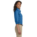 Ladies' Perfect Fit™ 3/4-Sleeve Stretch Poplin Blouse