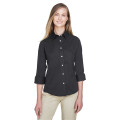 Ladies' Perfect Fit™ 3/4-Sleeve Stretch Poplin Blouse