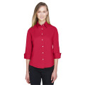 Ladies' Perfect Fit™ 3/4-Sleeve Stretch Poplin Blouse