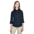 Ladies' Perfect Fit™ 3/4-Sleeve Stretch Poplin Blouse