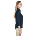 Ladies' Perfect Fit™ 3/4-Sleeve Stretch Poplin Blouse