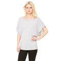 Ladies' Flowy Draped Sleeve Dolman T-Shirt