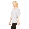 Ladies' Flowy Draped Sleeve Dolman T-Shirt