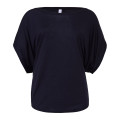 Ladies' Flowy Draped Sleeve Dolman T-Shirt