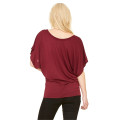 Ladies' Flowy Draped Sleeve Dolman T-Shirt